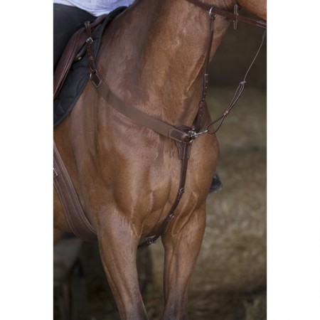 Pecho petral con elástico y tijerillas para caballo de Norton Pro