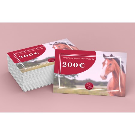 Tarjeta de Regalo de Equitación 200€