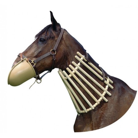 Collar de madera para caballos