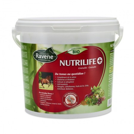 Complemento Nutricional para Caballos Nutrilife+ de Ravene