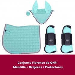 Oferta Conjunto de Mantilla, Protectores y Orejeras Florence de QHP 2