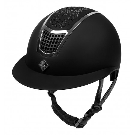 Casco de Montar a Caballo Quantinum Chic con Visera Plana de Fair Play