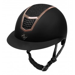 Casco de Equitación Quantinum Eclipse Rosegold W-V de Fair Play