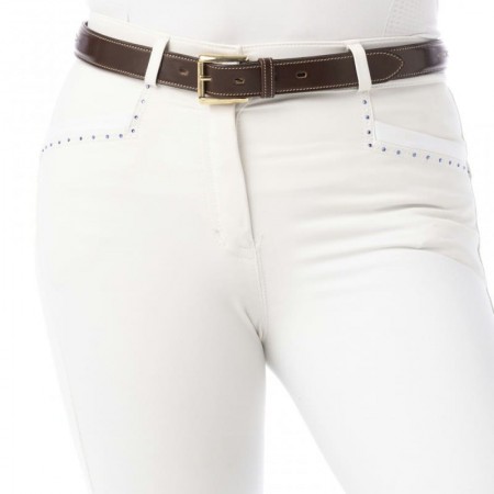 Pantalón de Equitación con Rodillera de Silicona Safir de Equithème