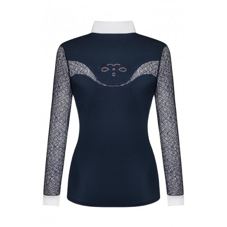 Polo de Competición Cecile Rose Gold de Fair Play Manga Larga
