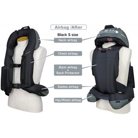 Chaleco Airbag MLV2-H de Hit-Air "Regalo de 1 bombona de repuesto"