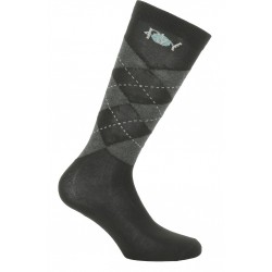 Calcetines de Equitación "Losange" de Riding World (pack 2 pares)