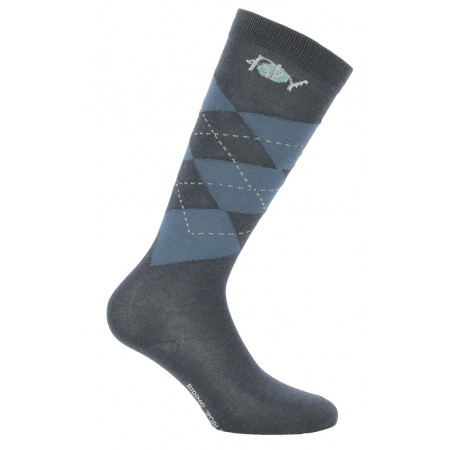 Calcetines de Equitación "Losange" de Riding World (pack 2 pares)
