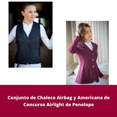Conjunto de Americana de Concurso Airlight y Chaleco Airbag Airlight de Penelope