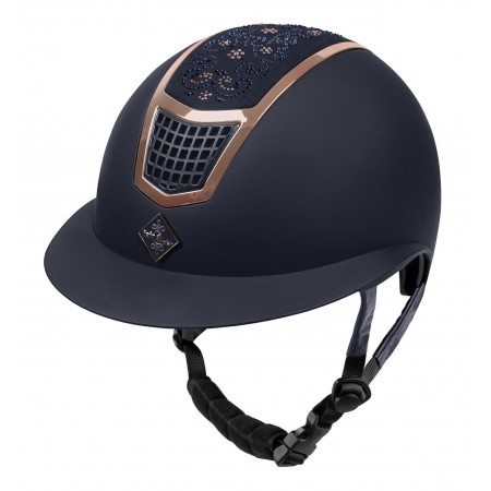 Casco de Montar a Caballo Quantinum Chic con Visera Plana de Fair Play