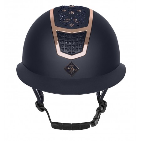 Casco de Montar a Caballo Quantinum Chic con Visera Plana de Fair Play