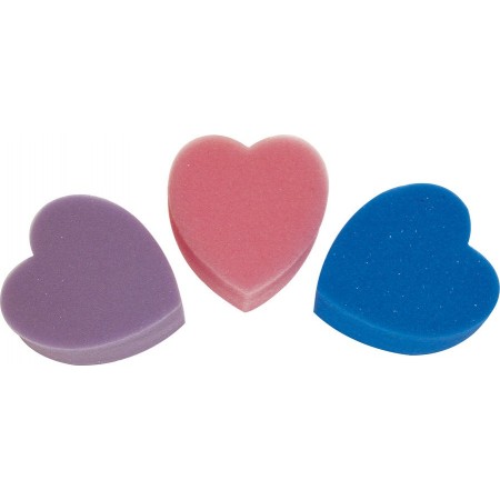 Esponja con forma de corazón