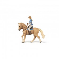 Caballo Western con Amazona de Papo 2