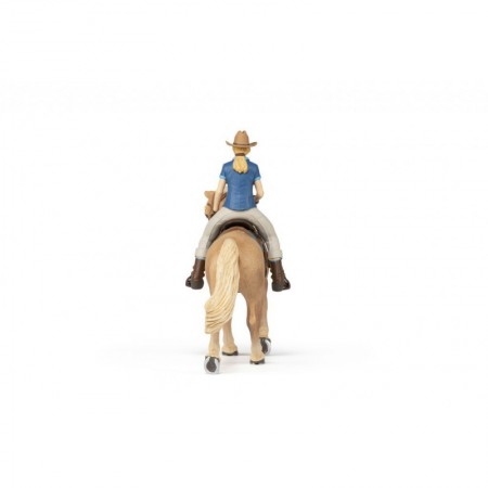 Caballo Western con Amazona de Papo