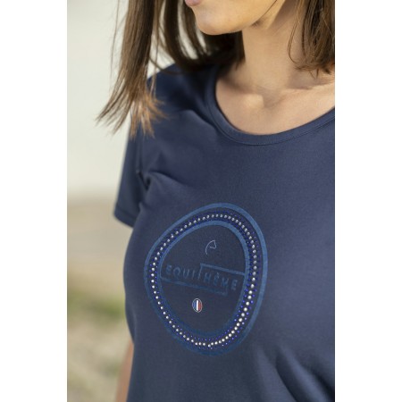 Camiseta Manga Corta "Anna" de Algodón Orgánico de Equithème