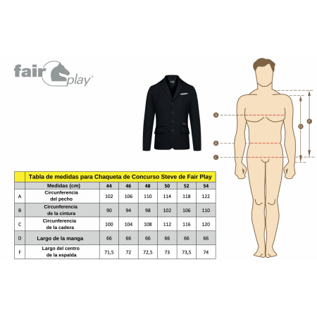 Chaqueta de Competición "Steve" de Fair Play