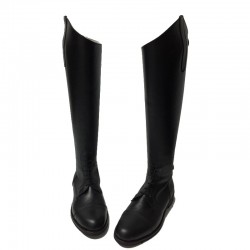 Botas de piel con cordones...
