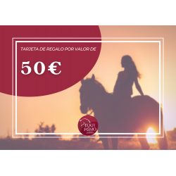Tarjeta de Regalo de Equitación 50€ 2