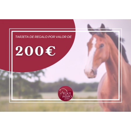 Tarjeta de Regalo de Equitación 200€