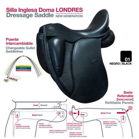 Silla Inglesa de doma "Londres" de Zaldi