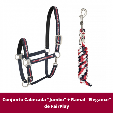Conjunto Cabezada "Jumbo" + Ramal "Elegance" de FairPlay