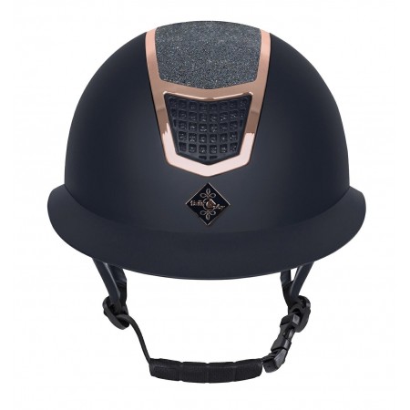 Casco de Equitación Quantinum Eclipse Rosegold W-V de Fair Play
