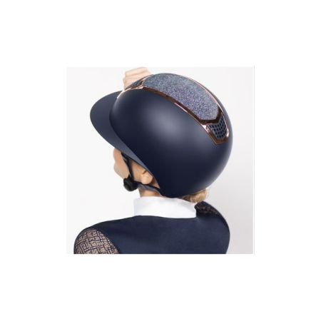 Casco de Equitación Quantinum Eclipse Rosegold W-V de Fair Play