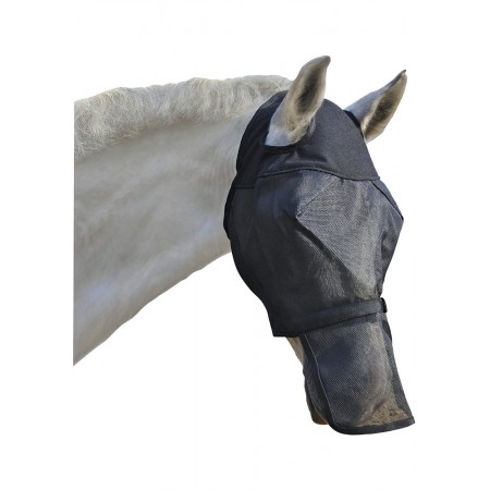 Máscara Antimoscas sin Orejas y con Protector Nasal "ULTRASHIELD" de ABSORBINE