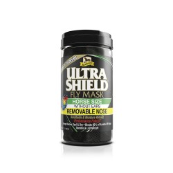 Máscara Antimoscas sin Orejas y con Protector Nasal "ULTRASHIELD" de ABSORBINE 2