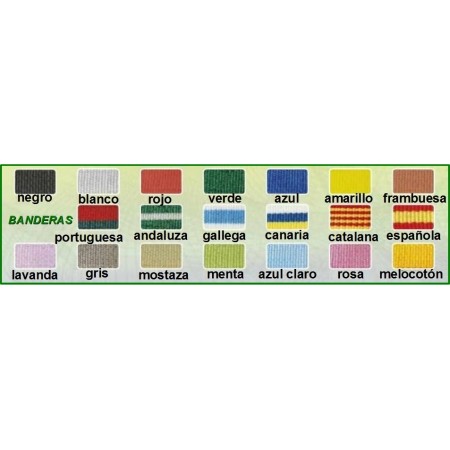 Cabezada de cuadra Zaldi banderas nylon doble