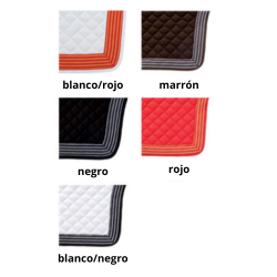Mantilla Mehis silla portuguesa acolchada algodón con ribete de lona