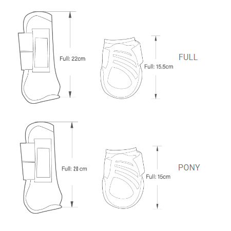 Conjunto de Protectores de Tendón y Menudillo "LC" de Lami-Cell