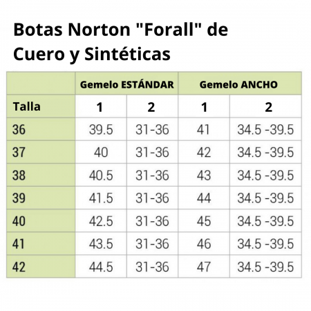 Botas de Cuero "Forall" de Norton