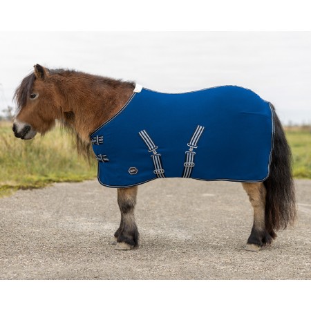 Manta Polar para Shetland con Cinchuelos Cruzados de QHP