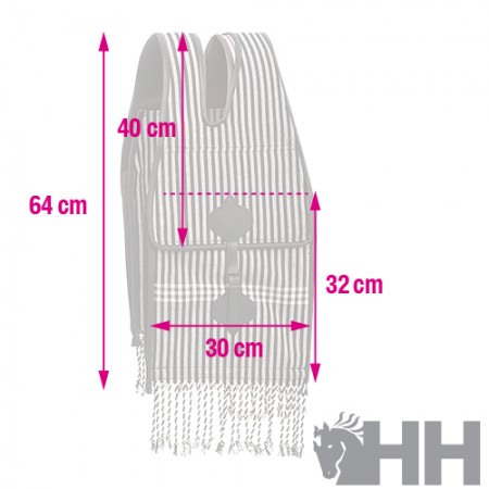 Alforja silla vaquera HH Eco Lona