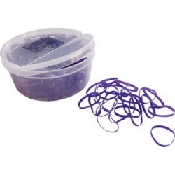 Gomitas de silicona para crines de Hippo-Tonic (envase 450 gomas aprox.)