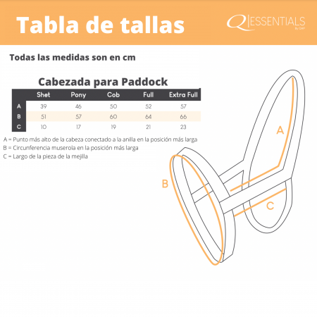 Cabezada para Paddock de QHP