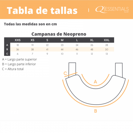 Campanas de Neopreno de Q-ESSENTIALS