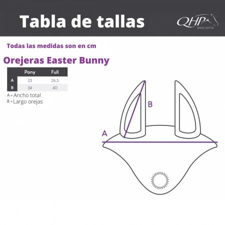 Orejeras de Pascua "EASTER BUNNY" de QHP