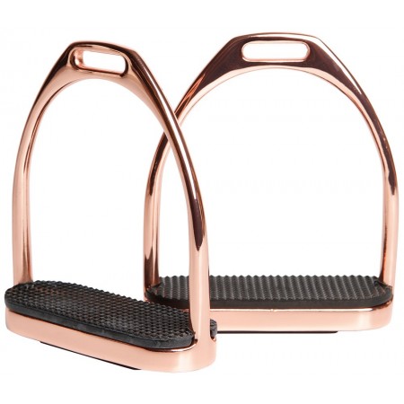 Estribos inoxidable Rosegold de...