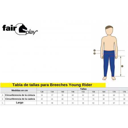 Breeches Full Grip "ARMIDA" para Mujer y Niña/o de FAIR PLAY