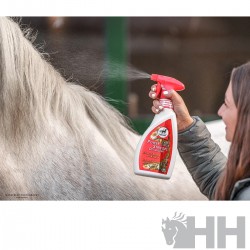 Spray acondicionador de pelo Power para caballos de capa clara LEOVET 2