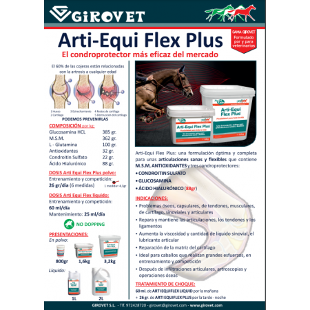 Arti Equi Flex líquido para las articulaciones del caballo de NUTRILABS
