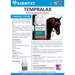 Tempralax Calmante natural para caballos de NUTRILABS 2