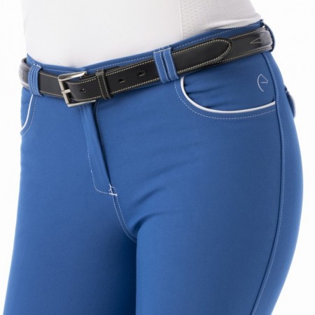 Oferta de Pantalón equitación niño Equi-Thème Verona Azul Talla 10