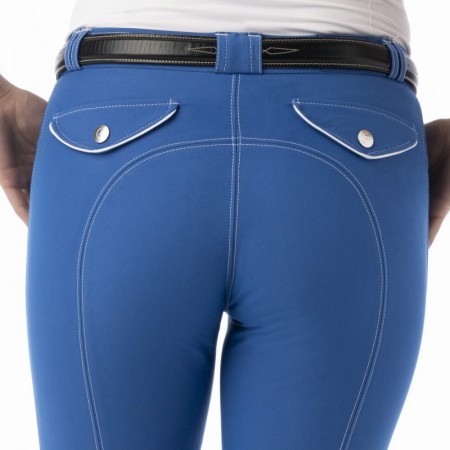 Oferta de Pantalón equitación niño Equi-Thème Verona Azul Talla 10