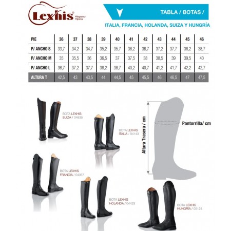 Botas de equitación "SUIZA" de LEXHIS