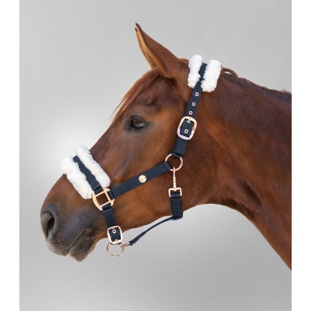 Conjunto de Manta Polar + Cabezada de Cuadra "Modern Rosé" de Waldhausen