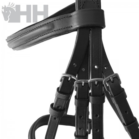 Cabezada de montar doble rienda "AYRA" de HISPANO HIPICA