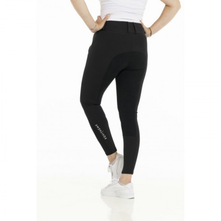 Pantalón de equitación "NICOLE" Culera piel sintética de EQUITHÈME